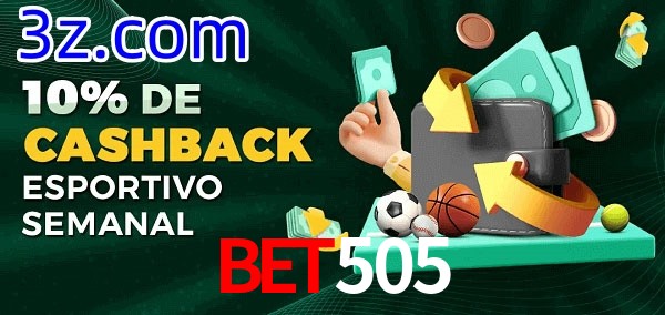10% de bônus de cashback na Bet505