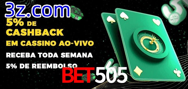 Promoções do cassino ao Vivo Bet505